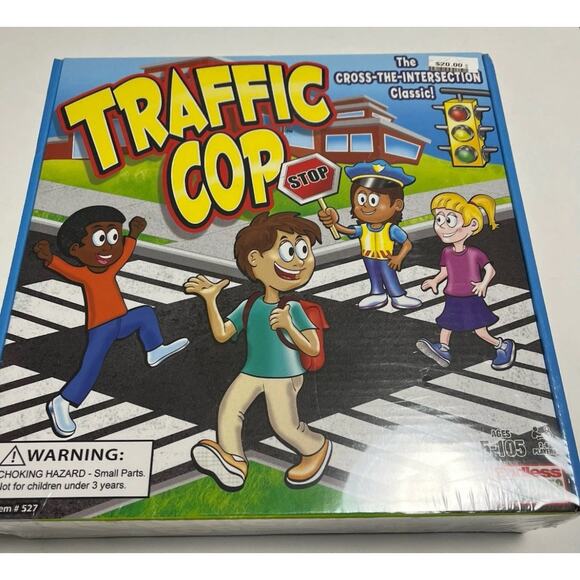 Traffic Cop The‎ Cross Intersection Classic Children’s Game NEW FACTORY SEALED - Picture 1 of 2